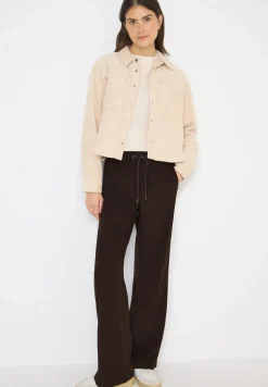 Wide Leg Twill Hose