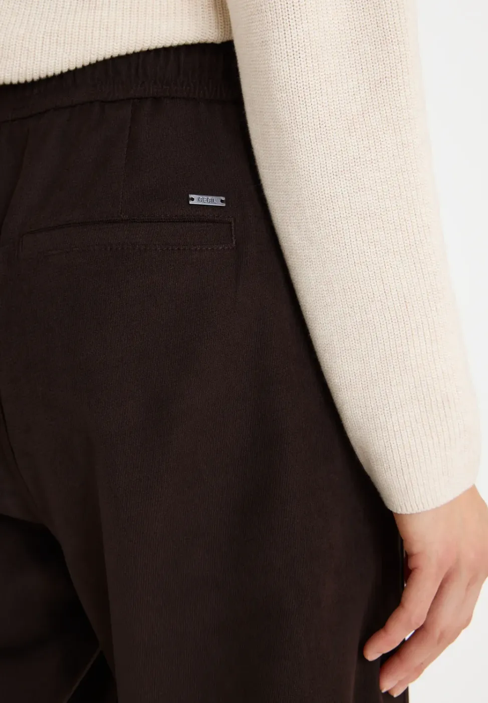 Wide Leg Twill Hose