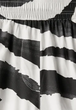 Wide Leg Zebra Print Hose