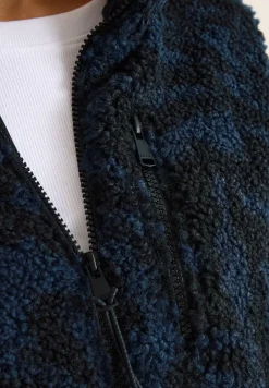 Zebra Jacquard Fleecejacke