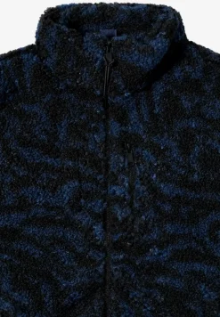 Zebra Jacquard Fleecejacke