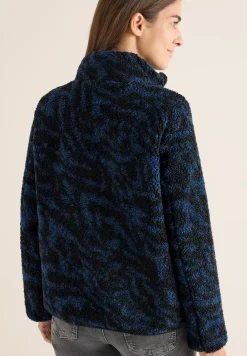 Zebra Jacquard Fleecejacke