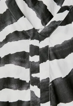 Zebra Print Baumwollkleid