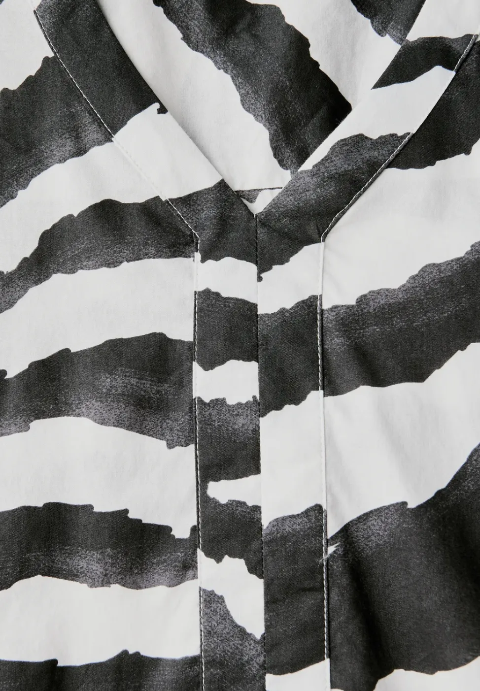 Zebra Print Baumwollkleid