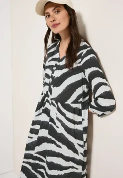 Zebra Print Baumwollkleid