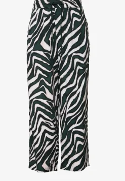 Zebra Wide Leg Hose
