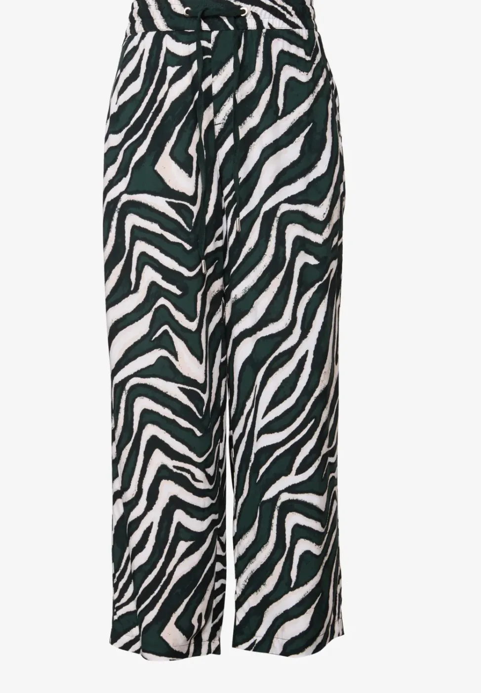 Zebra Wide Leg Hose