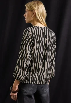 Zebra Jacquard Shirt