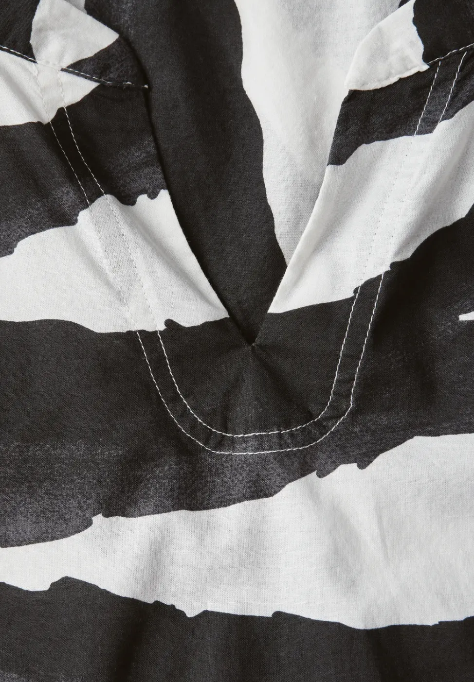 Zebra Print Baumwollbluse