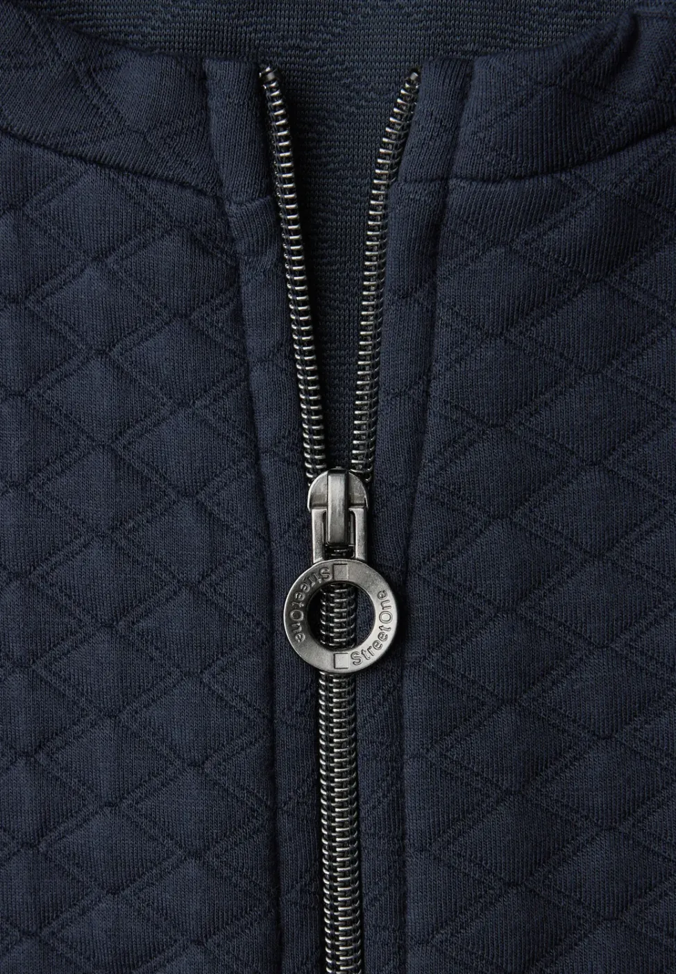 Zipper Jacke mit Struktur