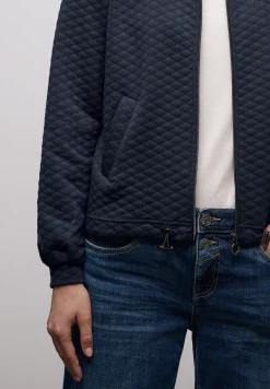 Zipper Jacke mit Struktur