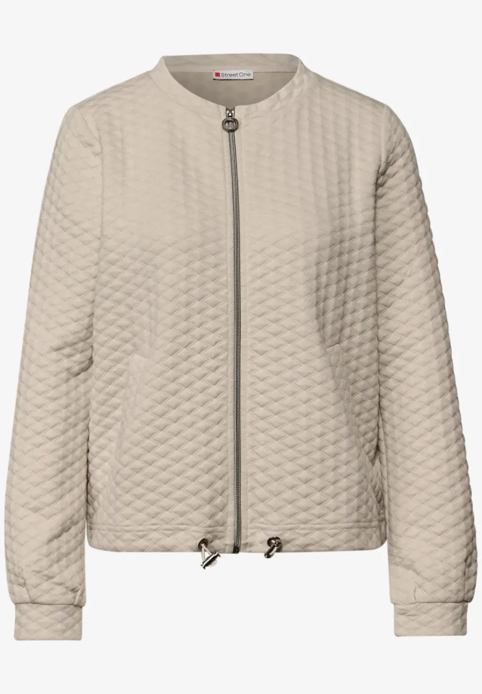 Zipper Jacke mit Struktur