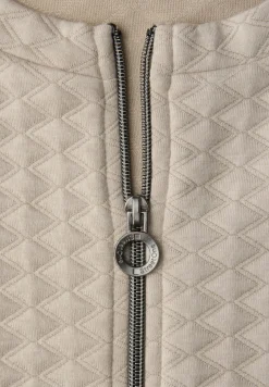 Zipper Jacke mit Struktur