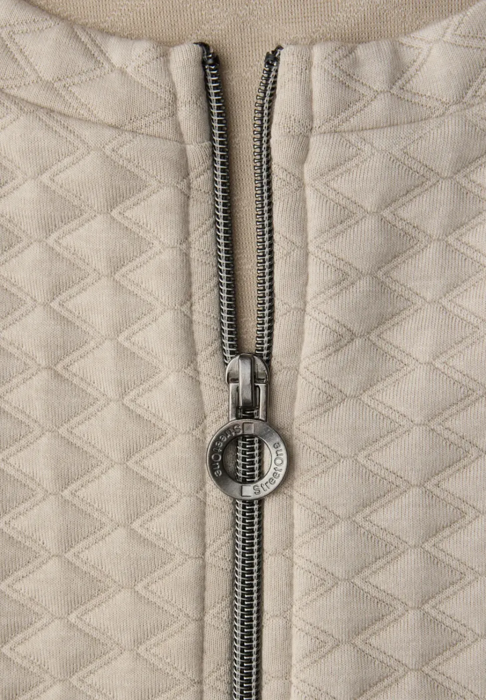Zipper Jacke mit Struktur