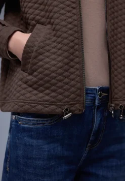 Zipper Jacke mit Struktur