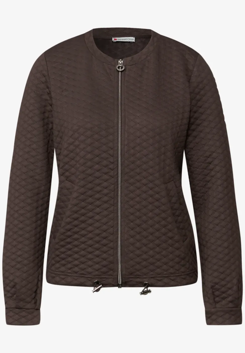 Zipper Jacke mit Struktur