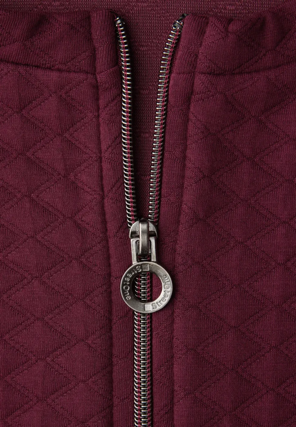 Zipper Jacke mit Struktur