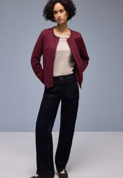 Zipper Jacke mit Struktur