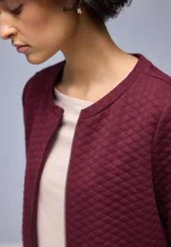 Zipper Jacke mit Struktur