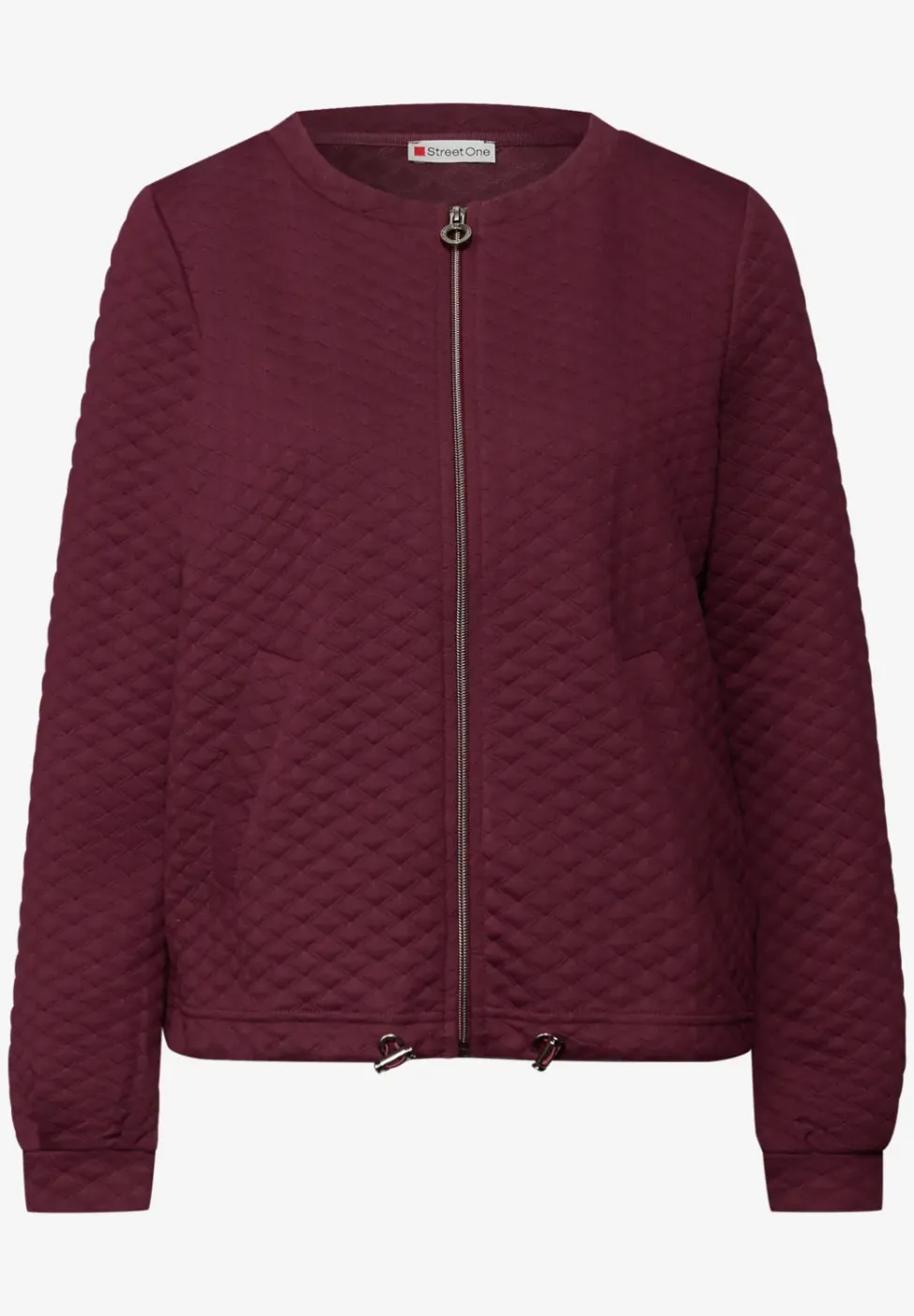 Zipper Jacke mit Struktur