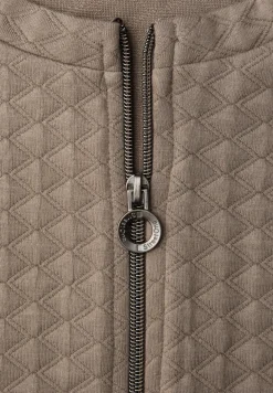 Zipper Jacke mit Struktur