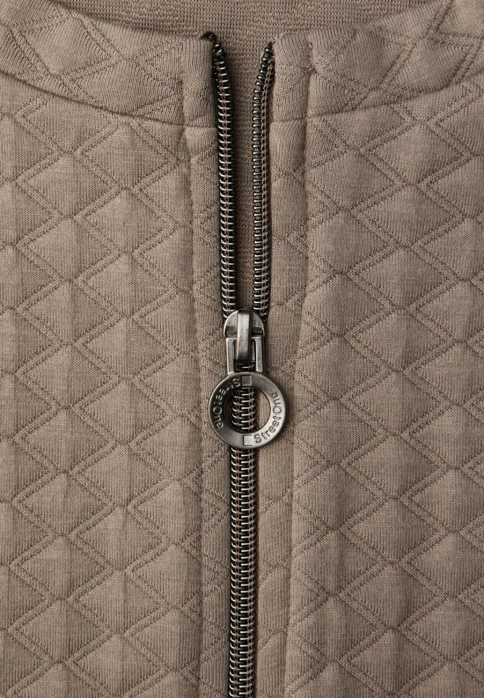 Zipper Jacke mit Struktur