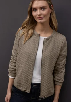 Zipper Jacke mit Struktur