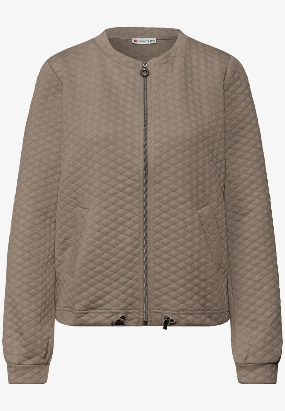 Zipper Jacke mit Struktur