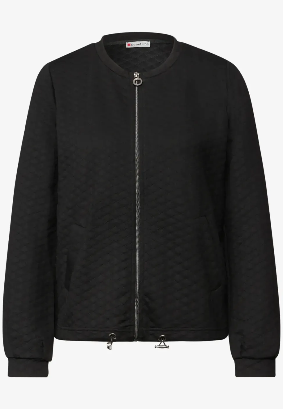 Zipper Jacke mit Struktur