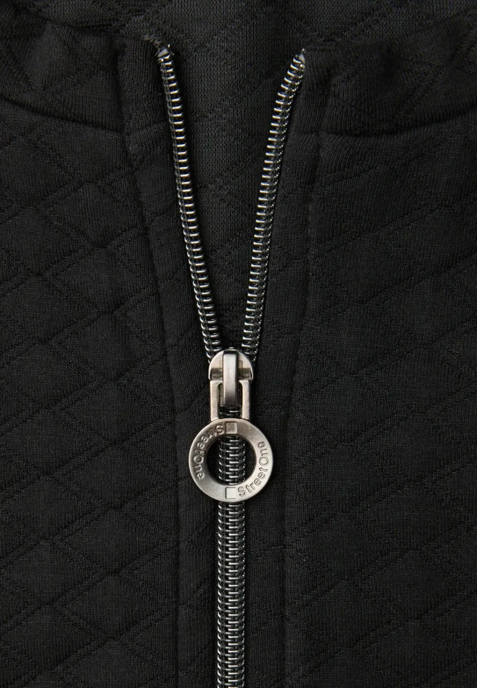 Zipper Jacke mit Struktur